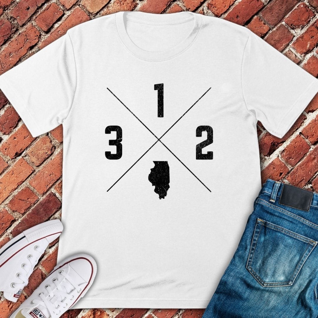 Area Code Cross T-Shirt