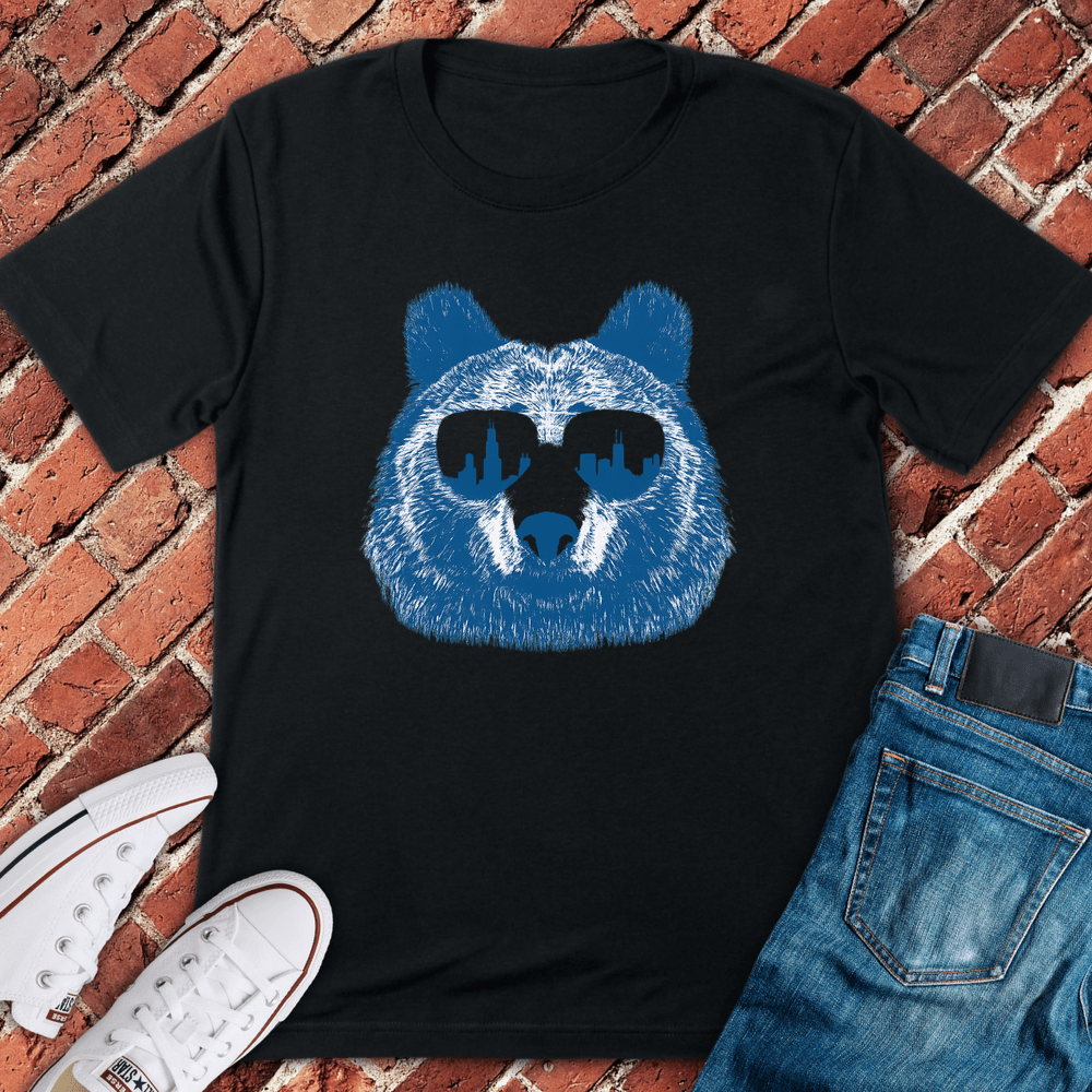 Skyline Bear T-Shirt - Black