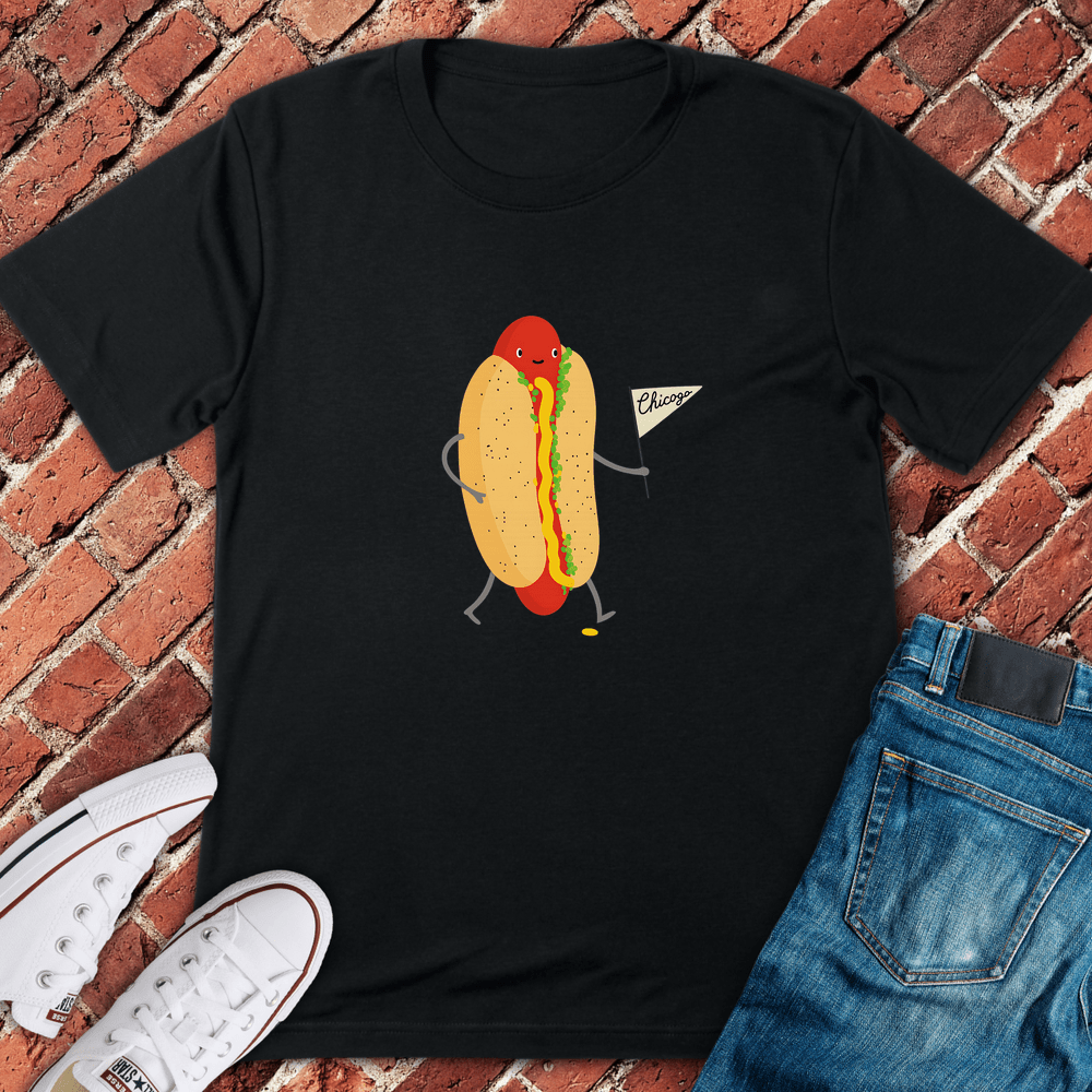 Hot Dog Stand T-Shirt - Black