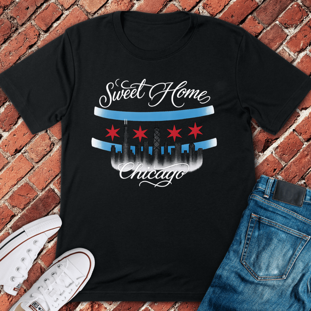 Sweet Home Chi T-Shirt - Black
