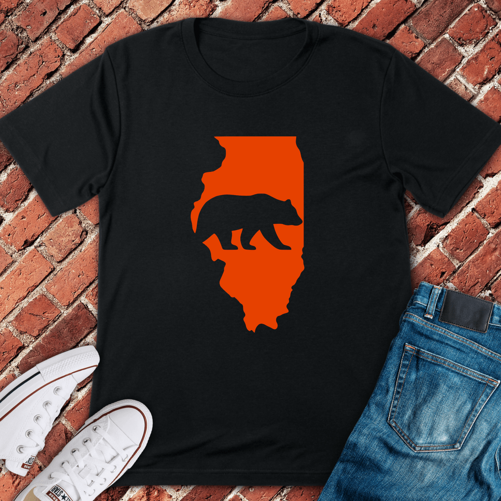 Bear State T-Shirt - Black