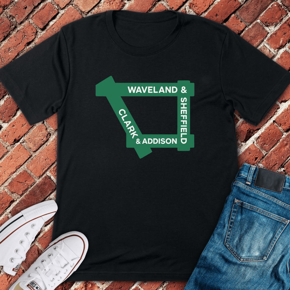 Wrigley Streets T-Shirt - Black