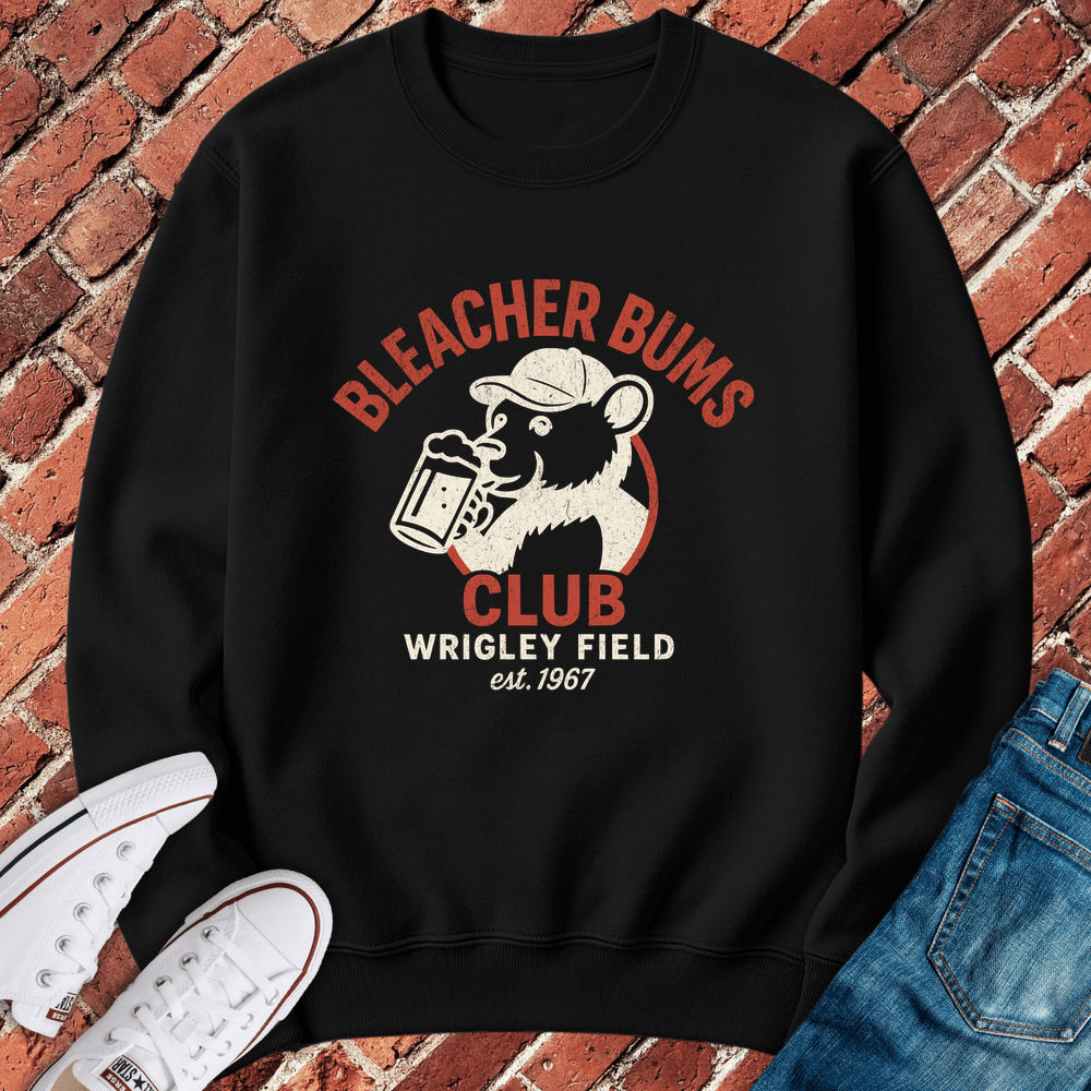 Bleacher Bums Club Crewneck - Black