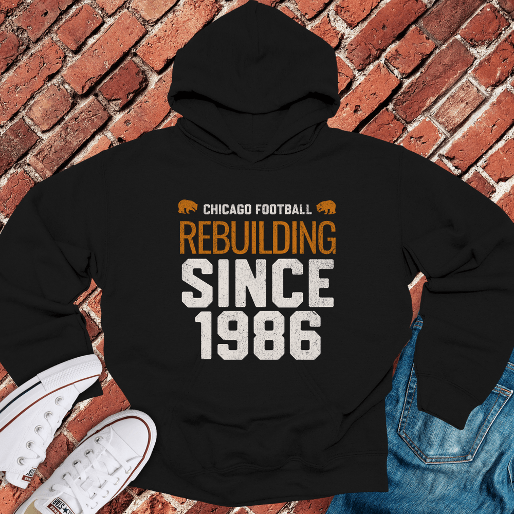 Rebuilding Since 1986 Hoodie - Black