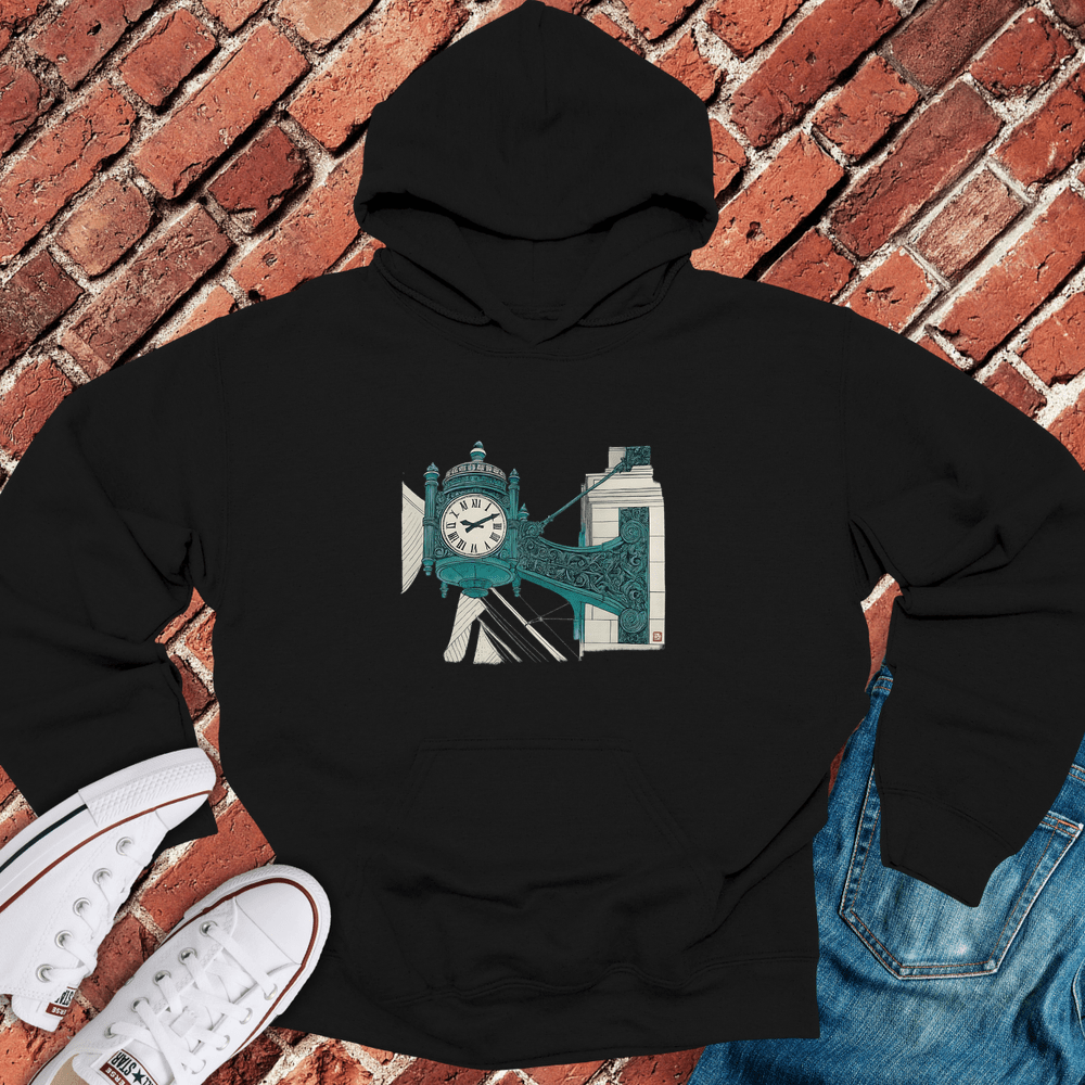 Marshall Clock Hoodie - Black