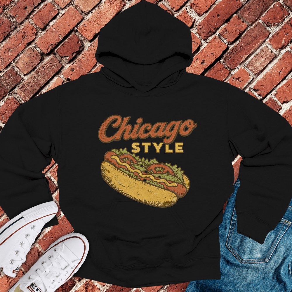 Chicago Style Hoodie - Black