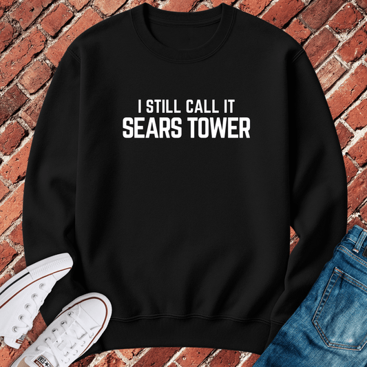 Still Sears Tower Crewneck - Black