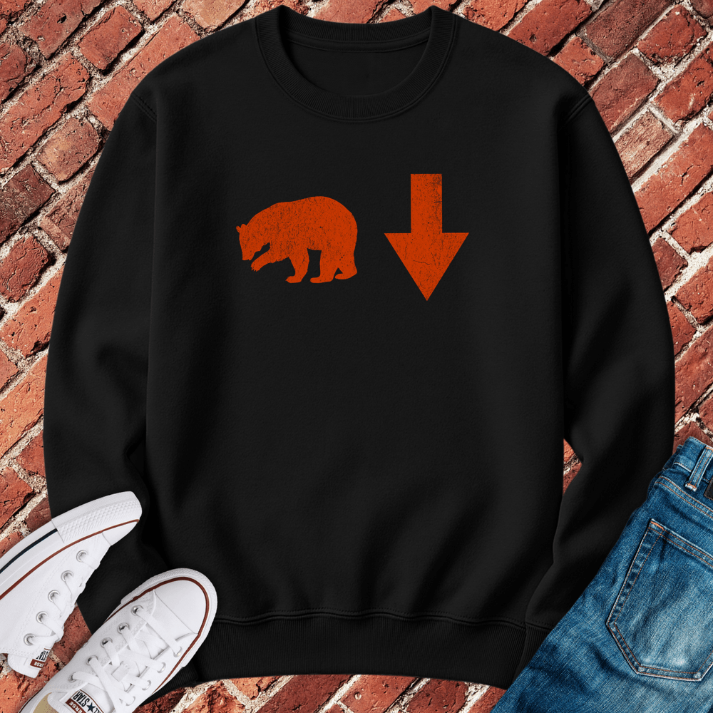 Bear Down Crewneck - Black