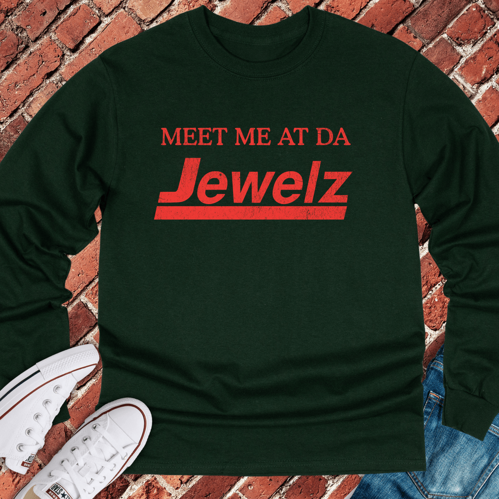 Meet Me At Jewelz Long Sleeve - Forest Green