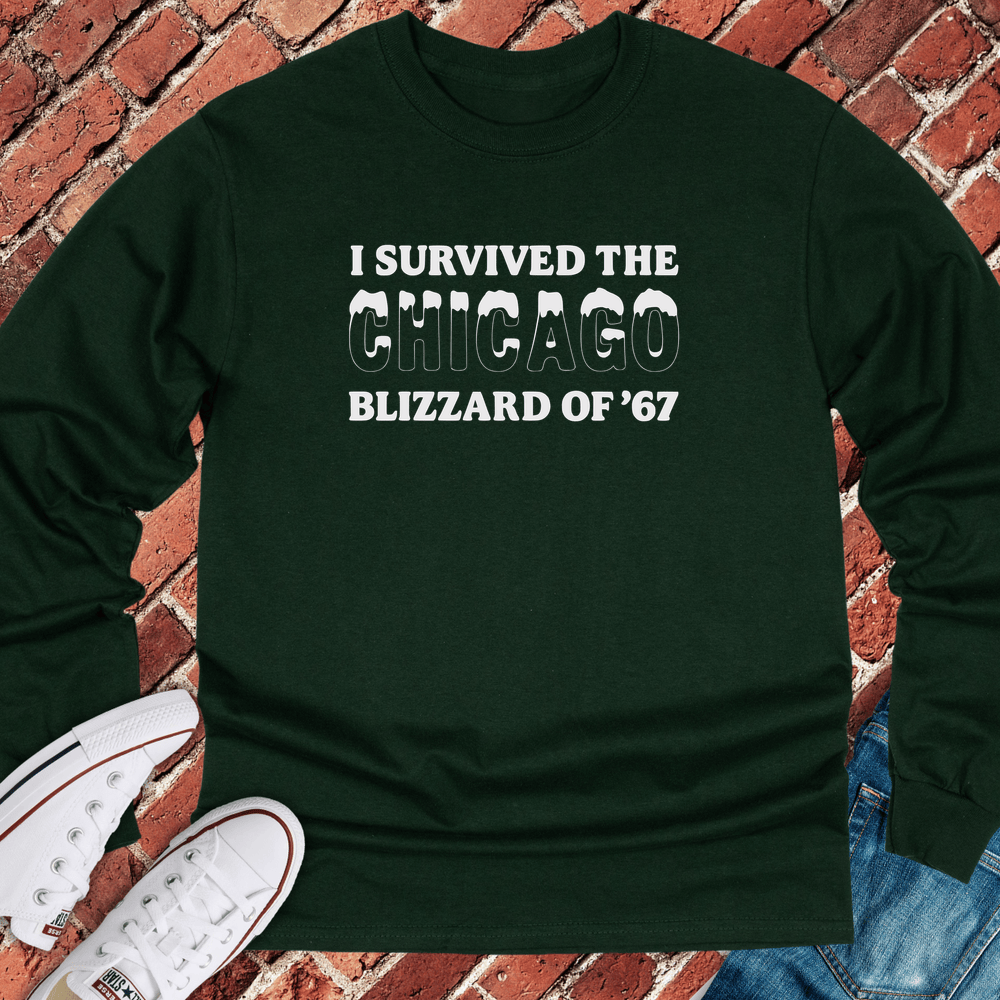 Blizzard Of '67 Long Sleeve - Forest Green
