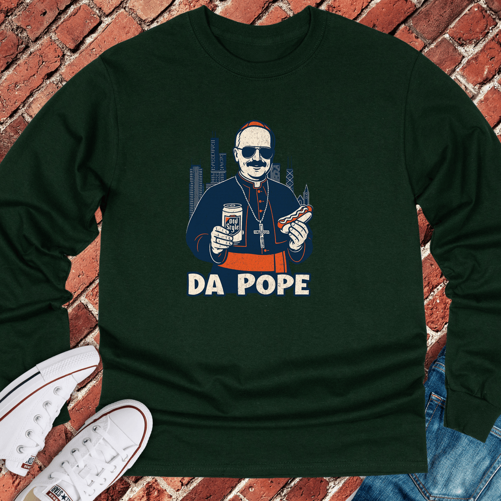 Da Chicago Pope Long Sleeve - Forest Green