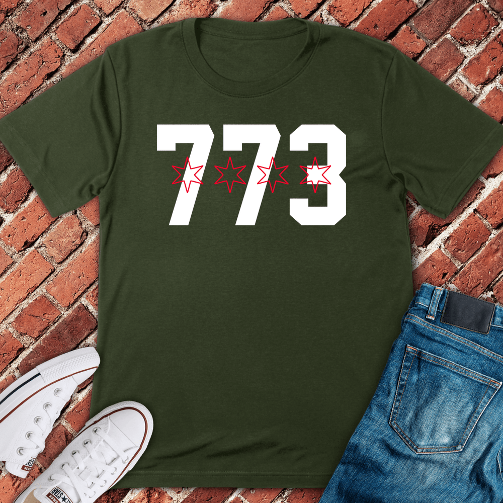 773 Stars T-Shirt - Military Green