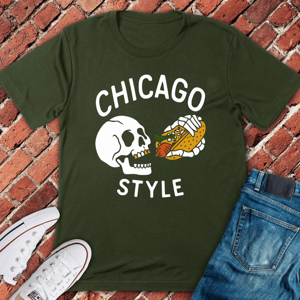 Chicago Style Forever T-Shirt - Military Green