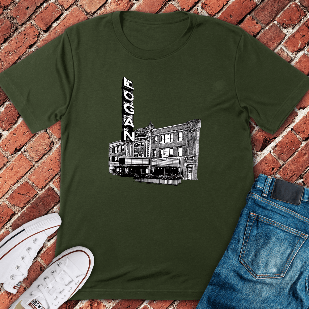 Logan Theatre T-Shirt - Military Green