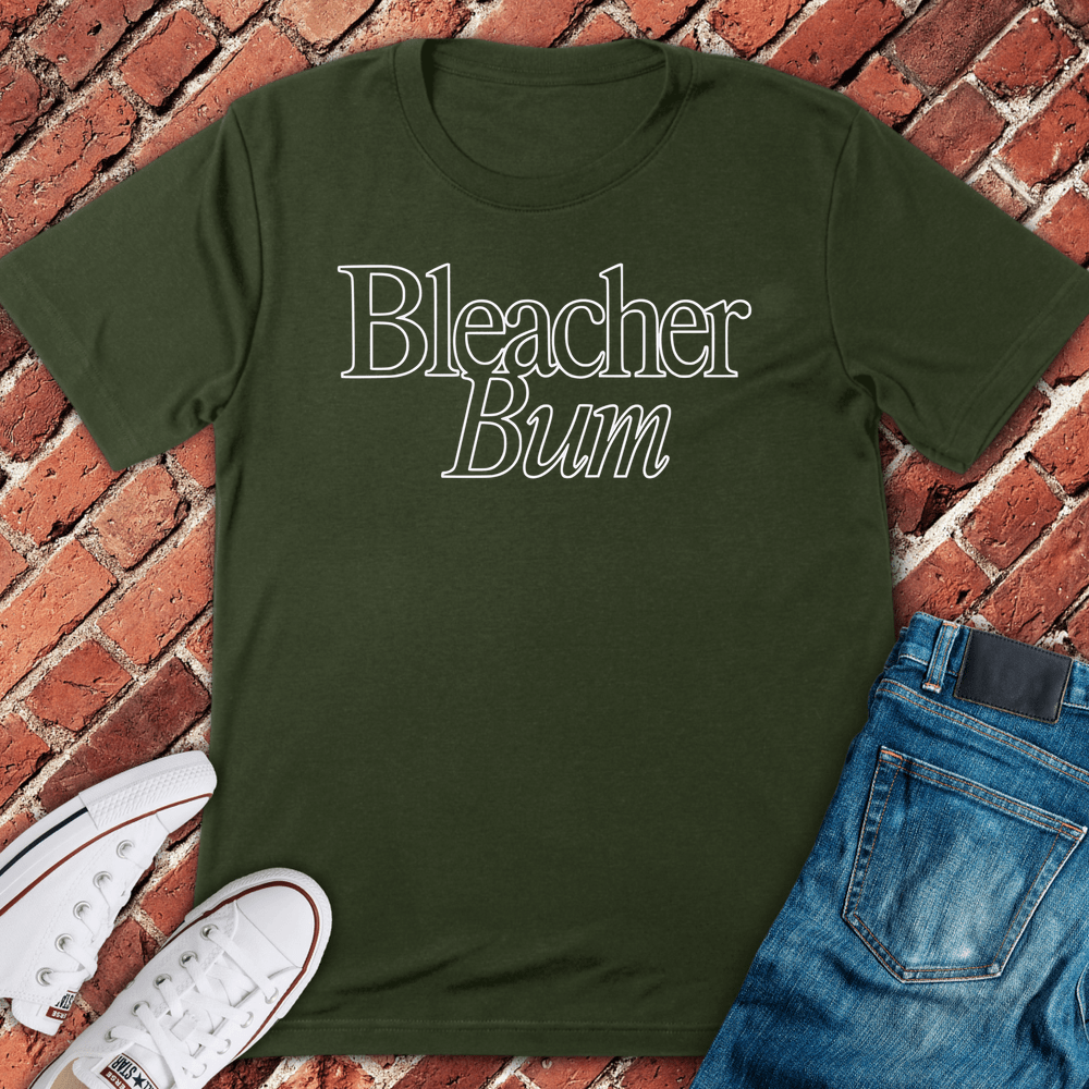 Bleacher Bum T-Shirt - Military Green
