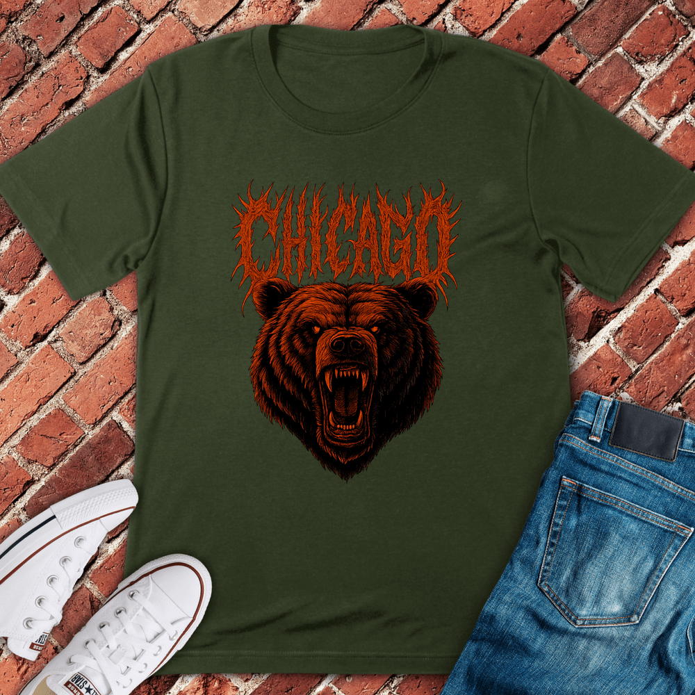 Fierce Chicago T-Shirt - Military Green