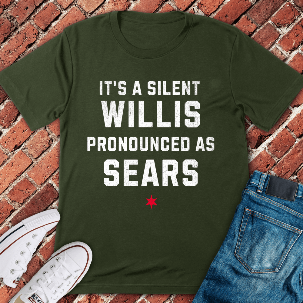 Willis Means Sears T-Shirt - Military Green