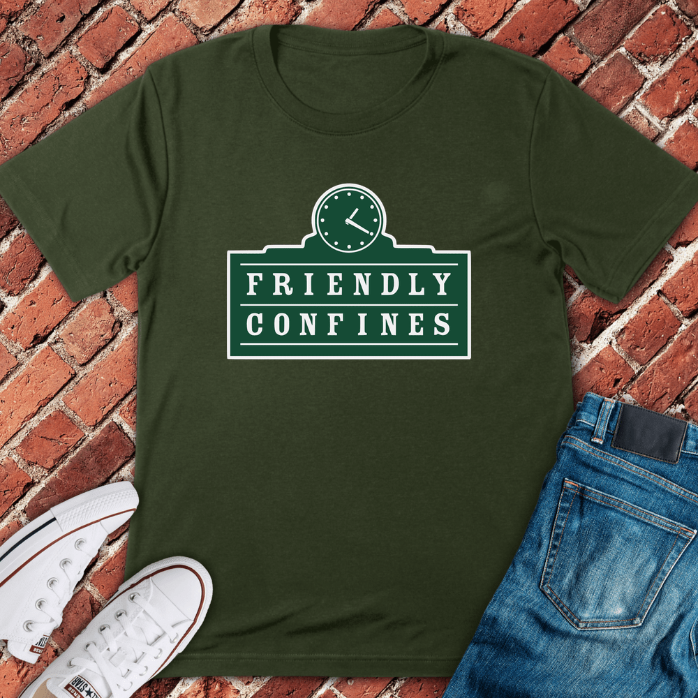 Friendly Confines T-Shirt - Military Green