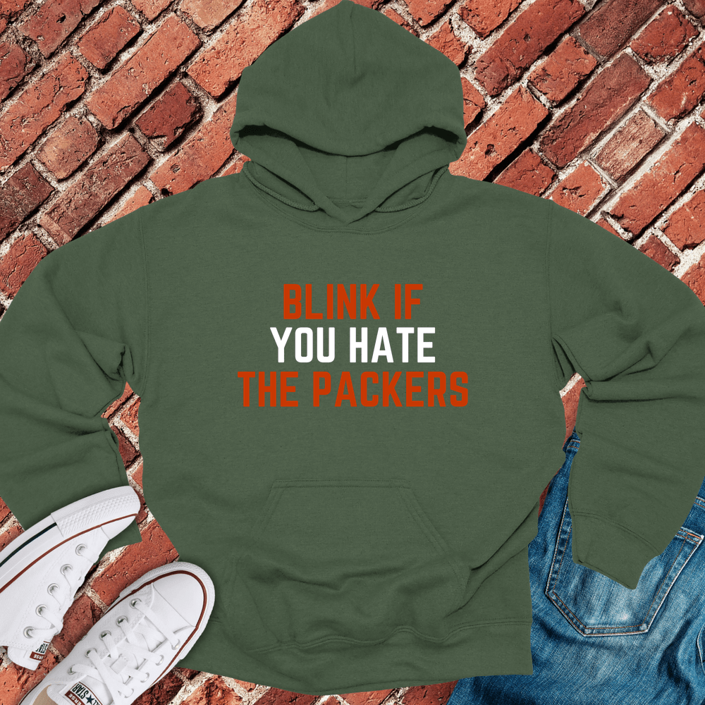 Just Blink Hoodie - Military Green