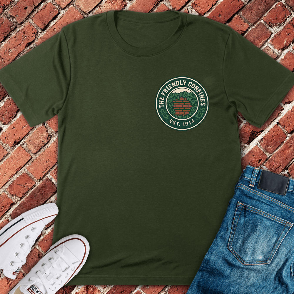 Friendly Confines T-Shirt - Military Green