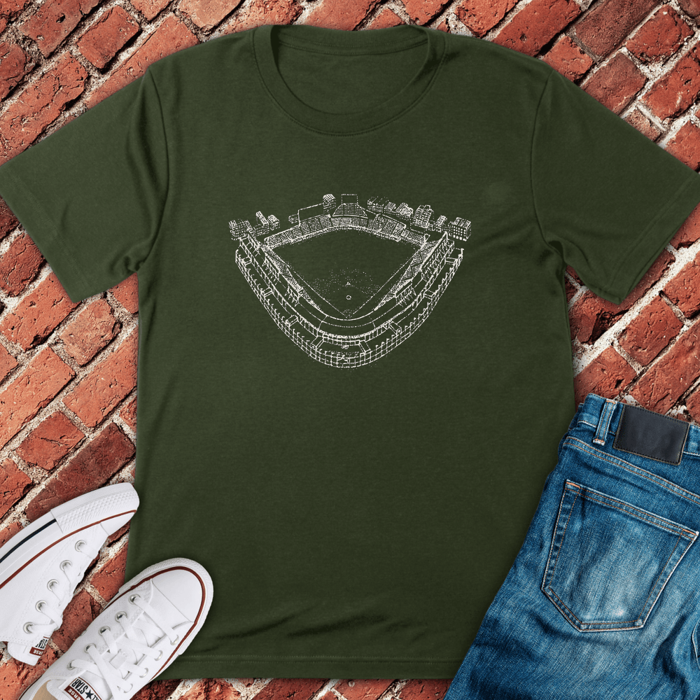 Diamond View T-Shirt - Military Green