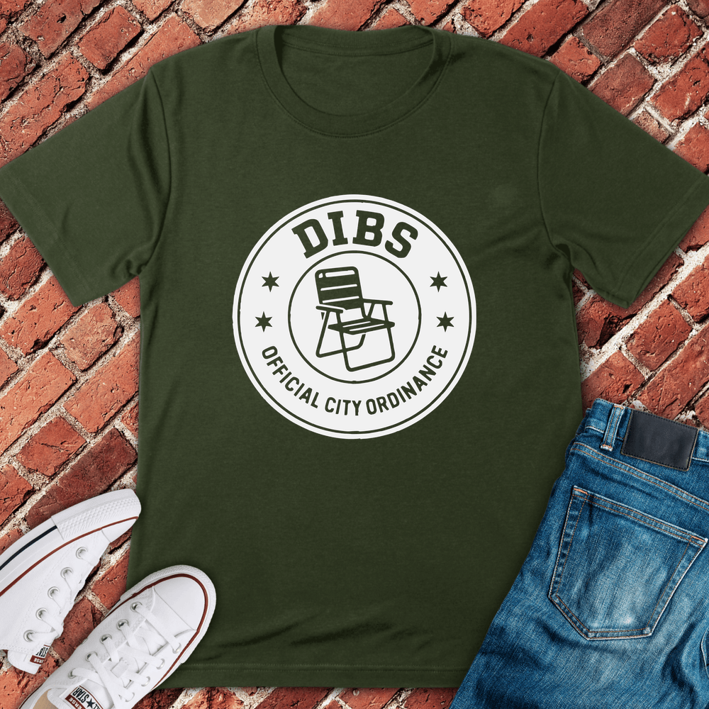 Dibs Ordinance T-Shirt - Military Green