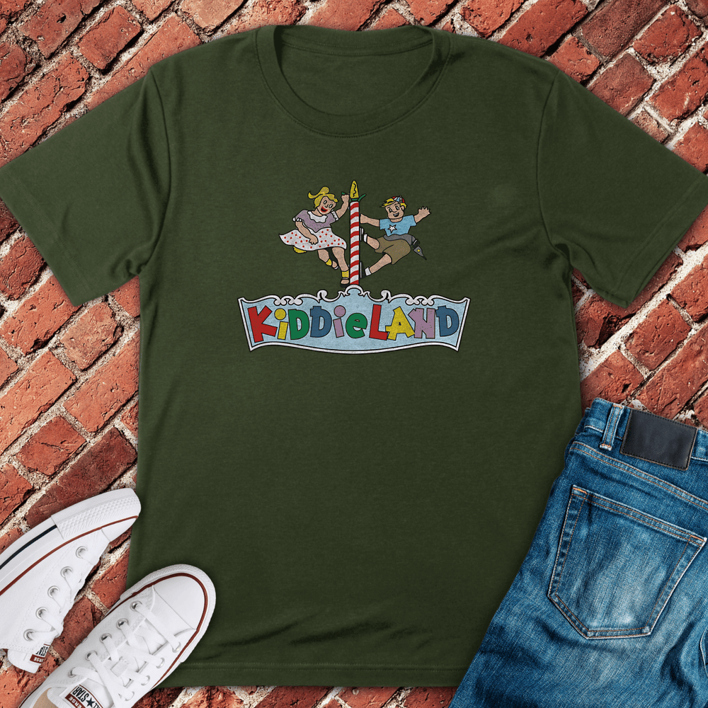 Kiddieland Park T-Shirt - Military Green