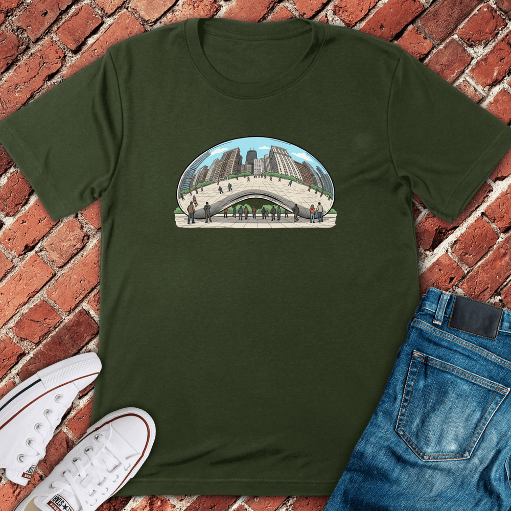 Bean Reflection T-Shirt - Military Green