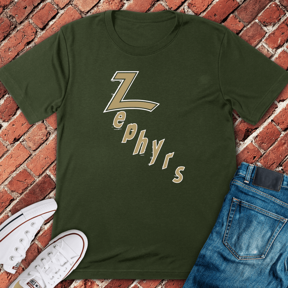 Zephyrs Throwback T-Shirt - Military Green