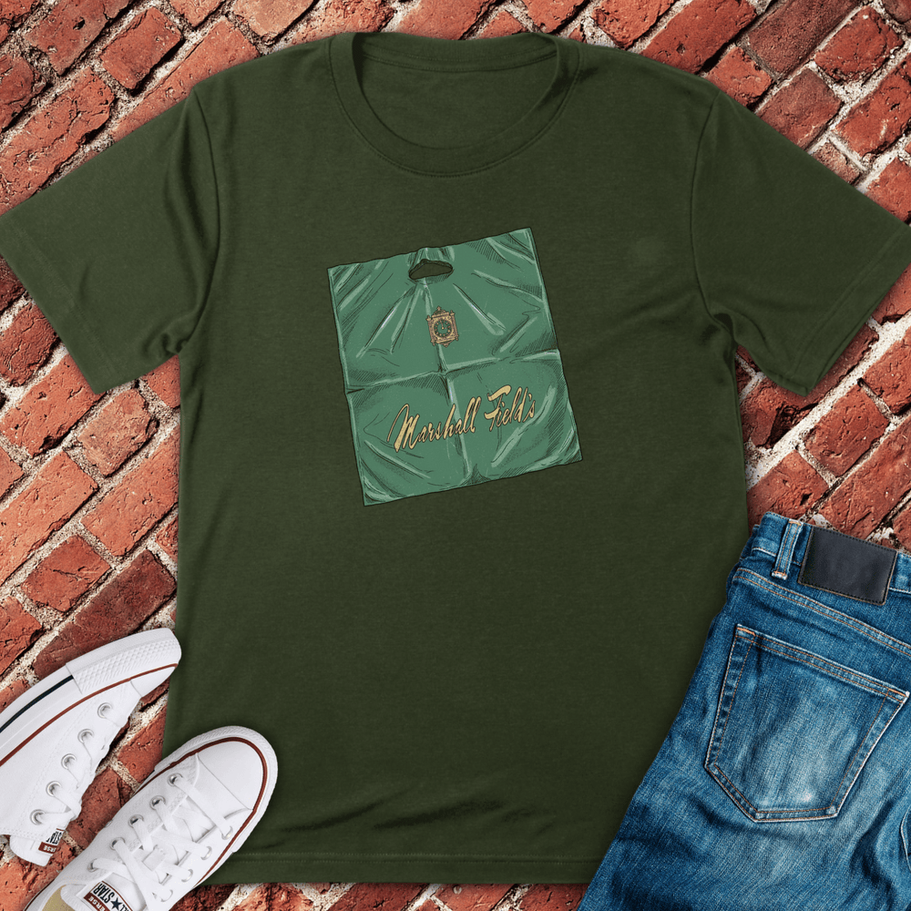 Fields Bag T-Shirt - Military Green