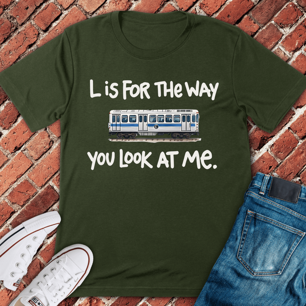 Look At Me T-Shirt - Military Green