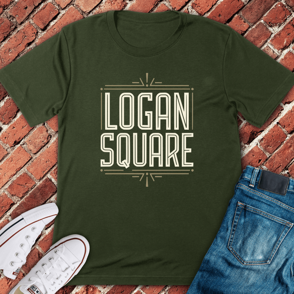 Logan Square Classic T-Shirt - Military Green