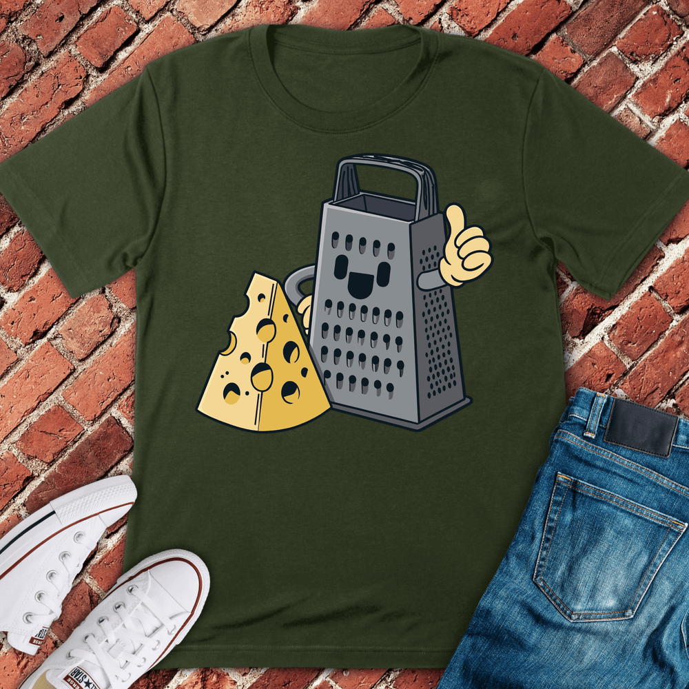 Grate Cheese Pal T-Shirt - Military Green