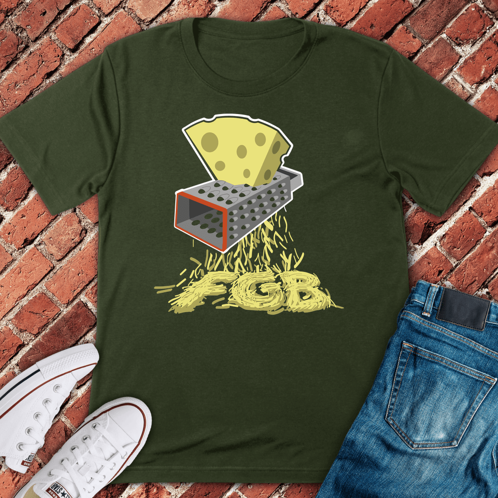 Cheese Grater T-Shirt - Military Green