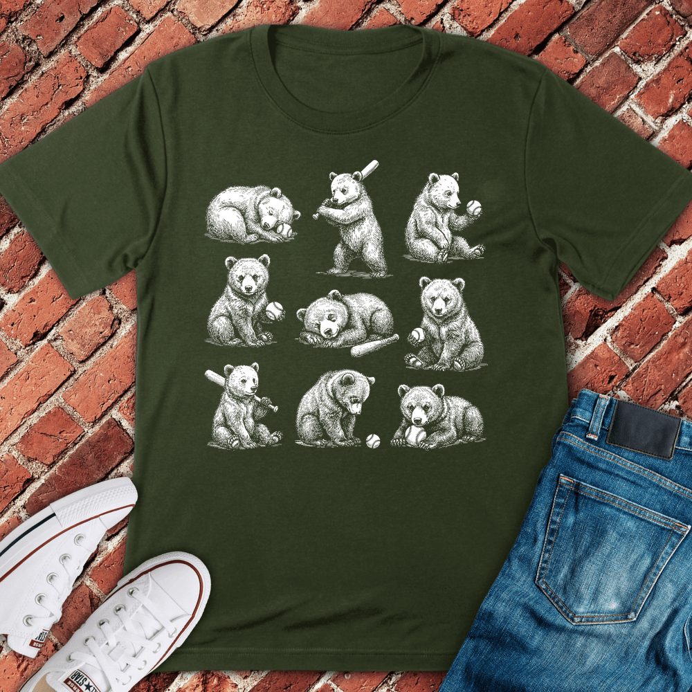 Rookie Cub Crew T-Shirt - Military Green