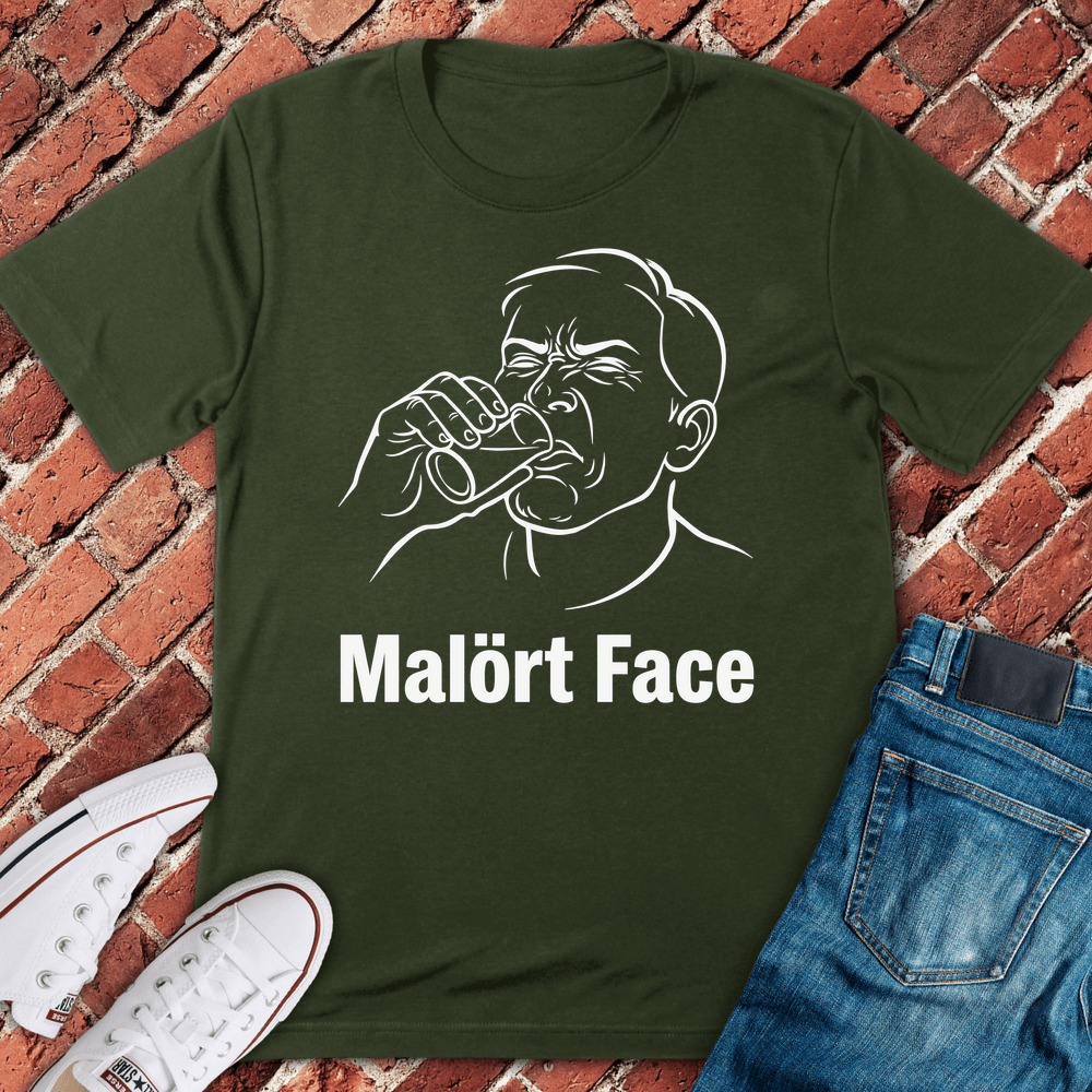 Malort Reaction T-Shirt - Military Green