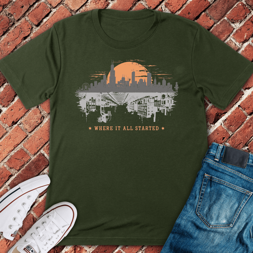 Where It Began T-Shirt - Military Green