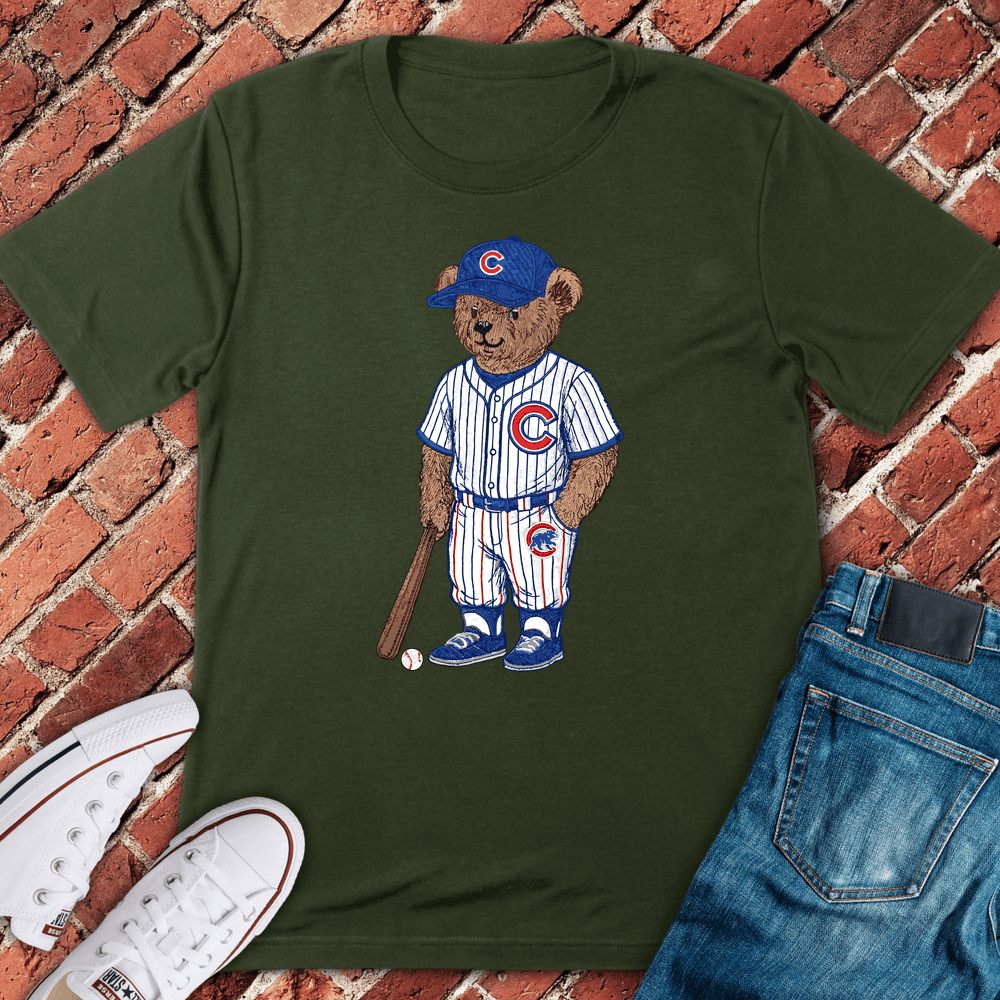 Cubbie Bear T-Shirt - Military Green