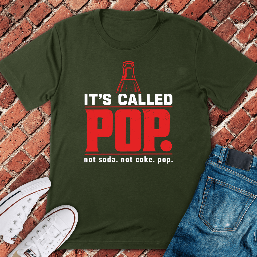 Called Pop T-Shirt - Military Green