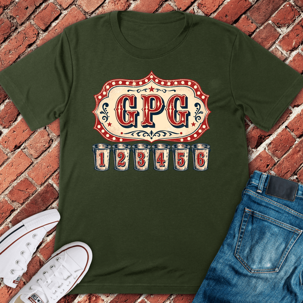 Gpg Shot Game T-Shirt - Military Green