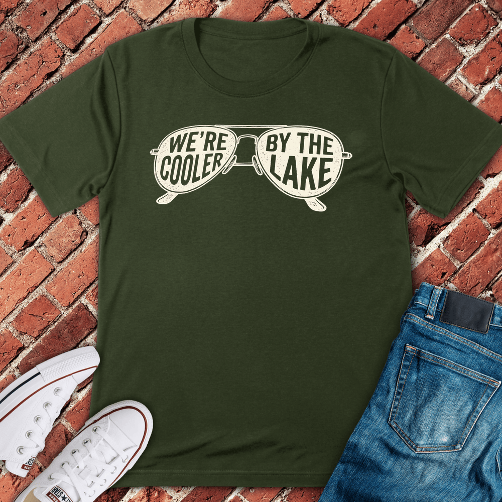 Cooler By Lake T-Shirt - Military Green