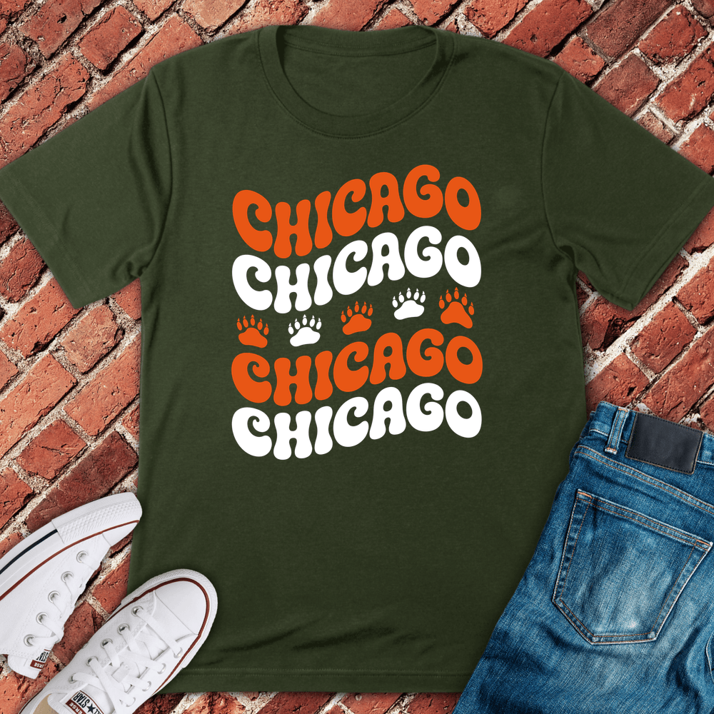 Chicago Cubs Vibe T-Shirt - Military Green