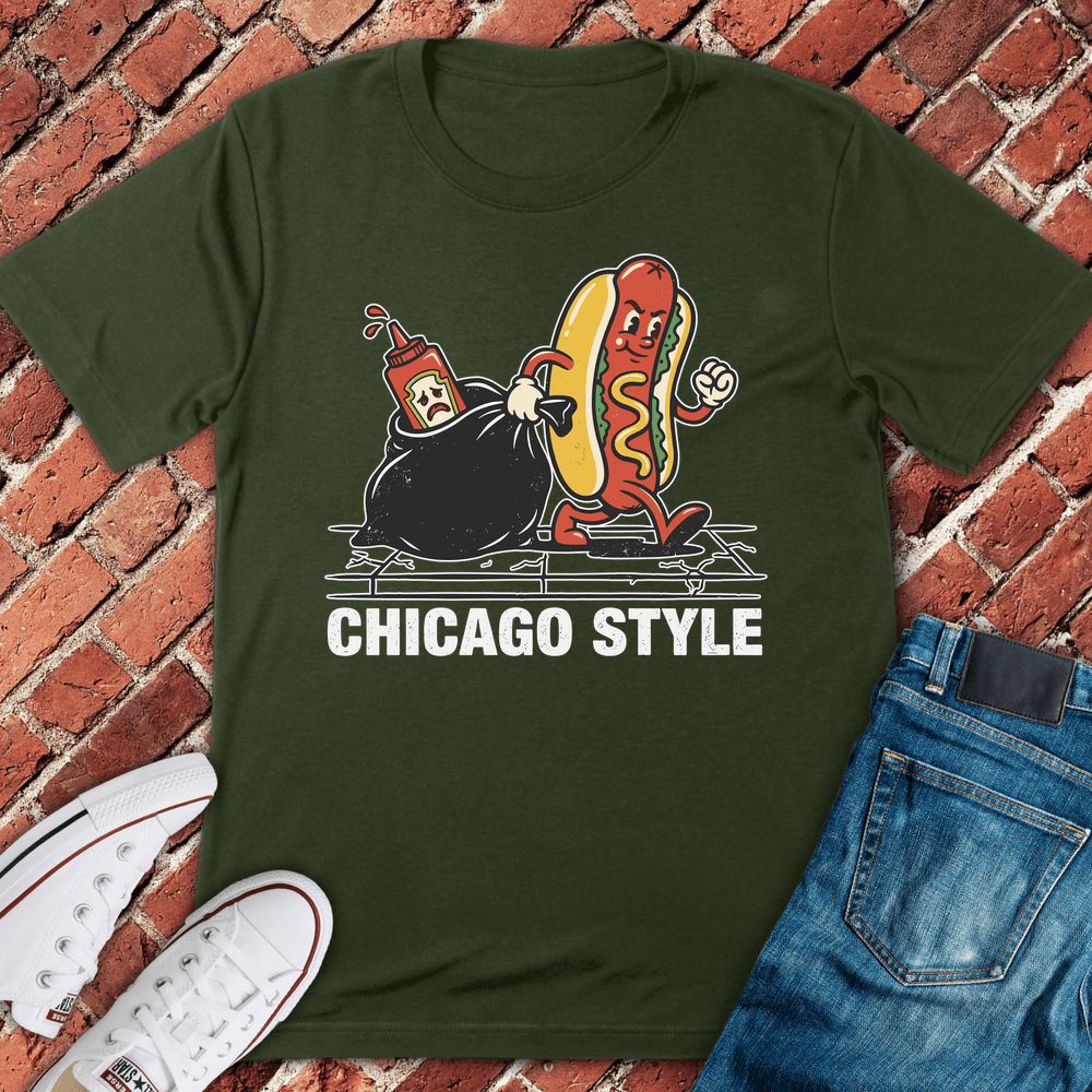 No Ketchup Chi T-Shirt - Military Green