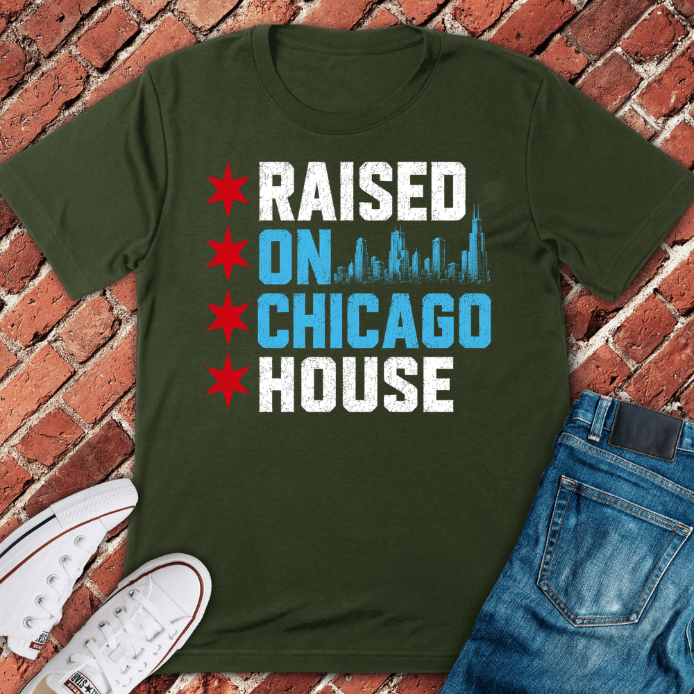 Chicago House T-Shirt - Military Green