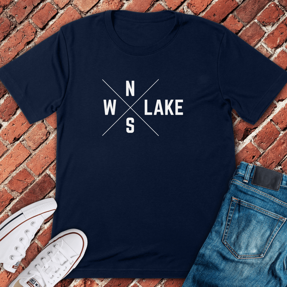 Chicagoans Compass T-Shirt - Navy