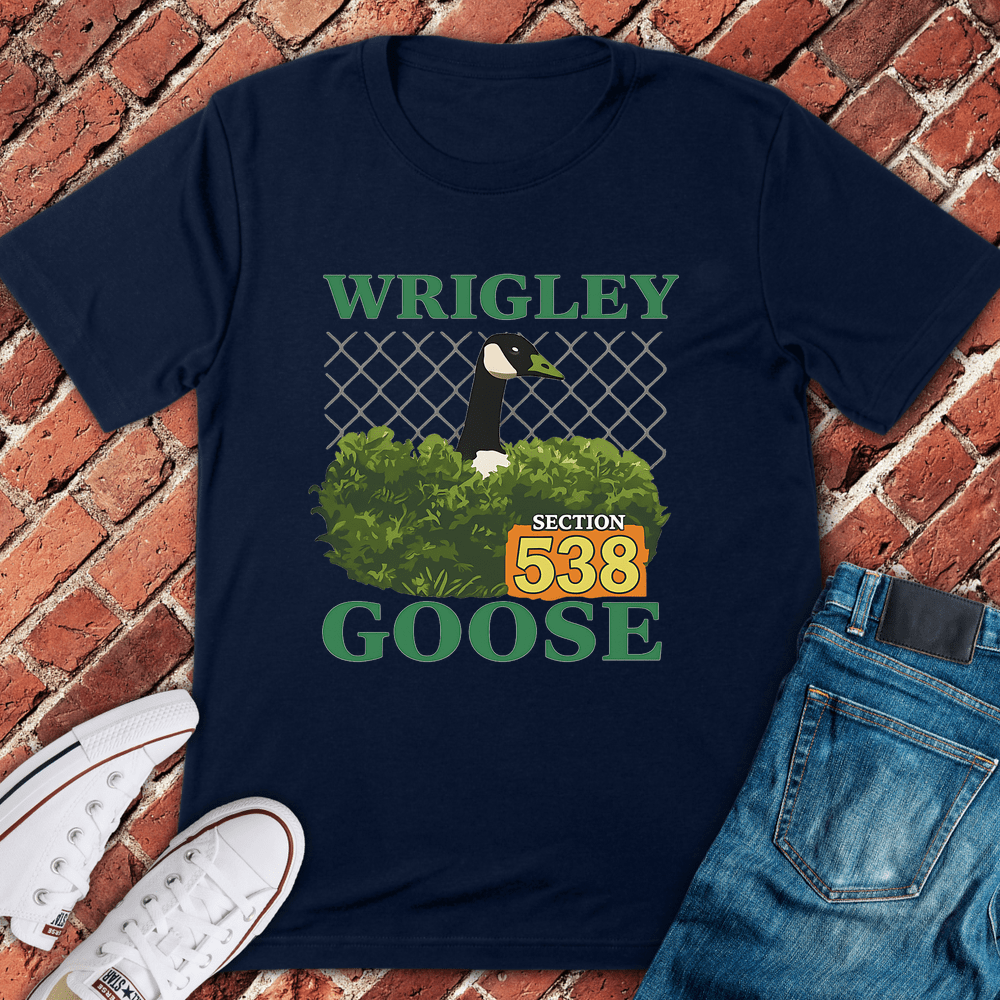 Wrigley Goose T-Shirt - Navy