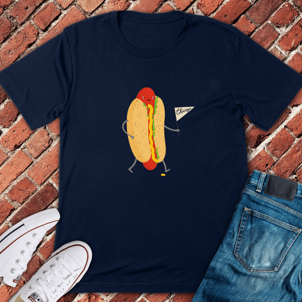 Hot Dog Stand T-Shirt - Navy