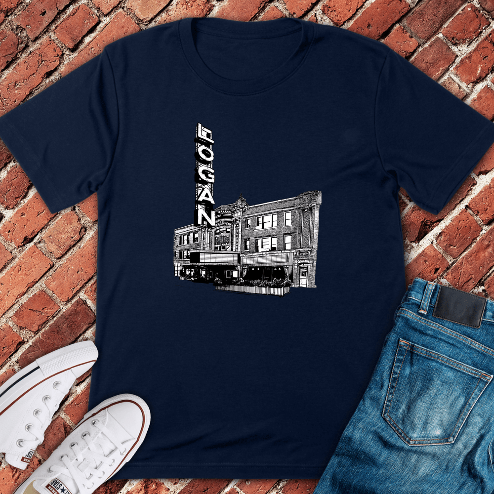 Logan Theatre T-Shirt - Navy
