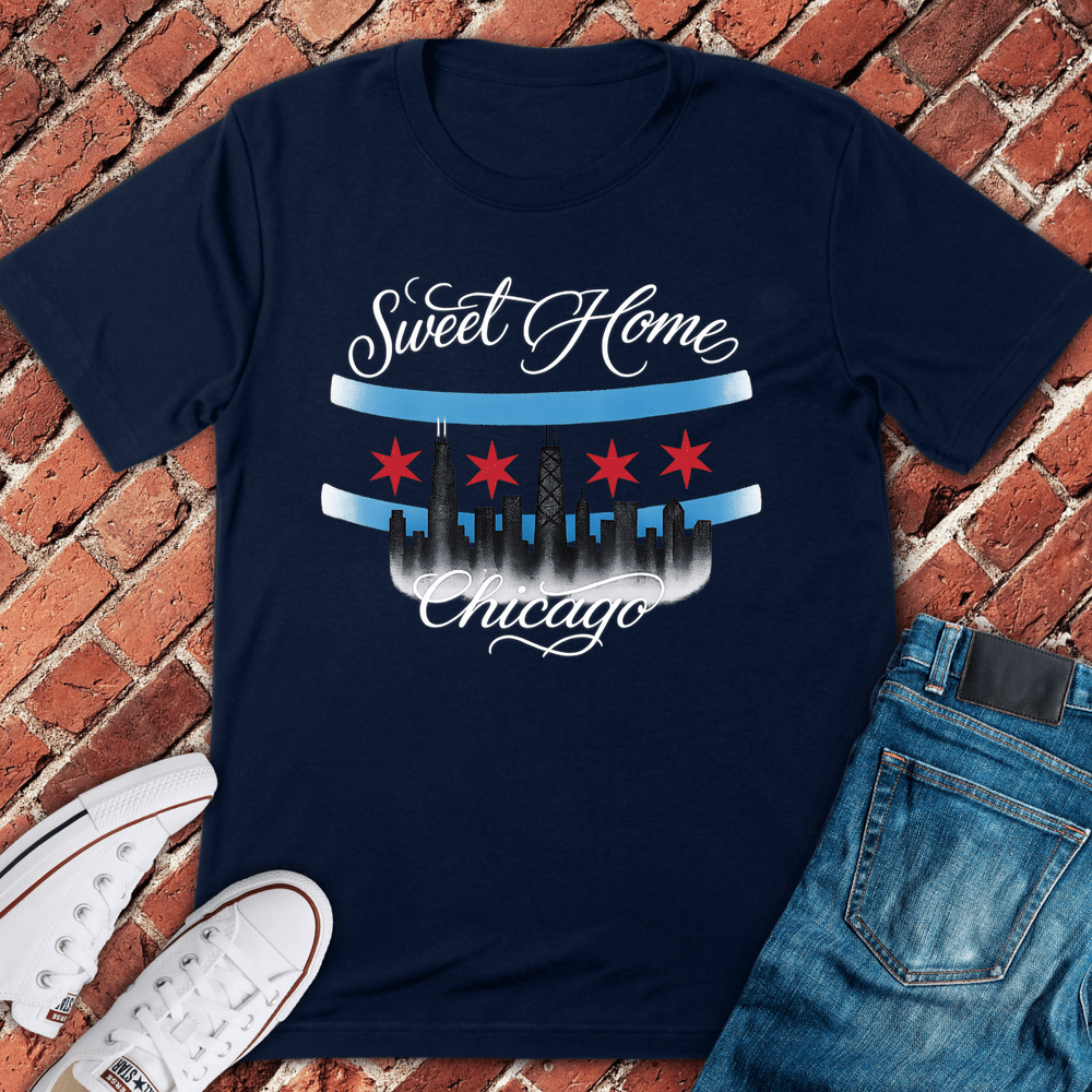 Sweet Home Chi T-Shirt - Navy