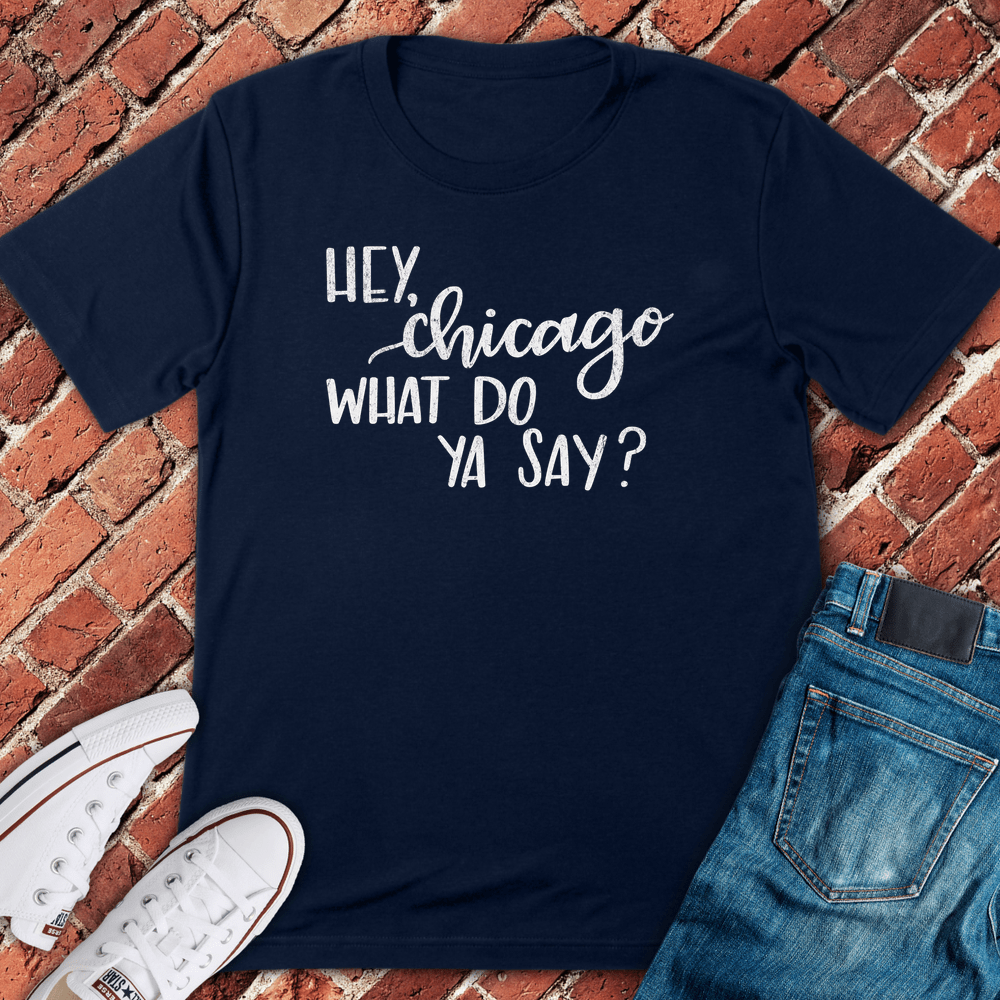 Hey Chicago T-Shirt - Navy